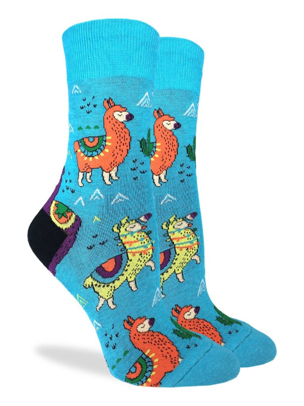 Women's Good Luck Sock Crew Socks | Llamas Socks | NWT